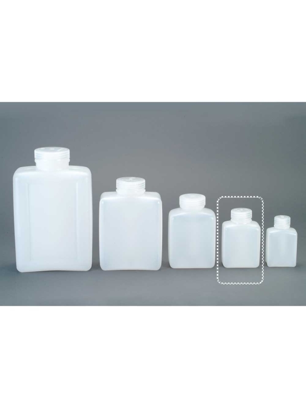 Nalgene  HDPE Rectangle WM Bottle 250ml White