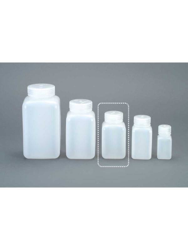 Nalgene  HDPE Square WM Bottle 250ml White