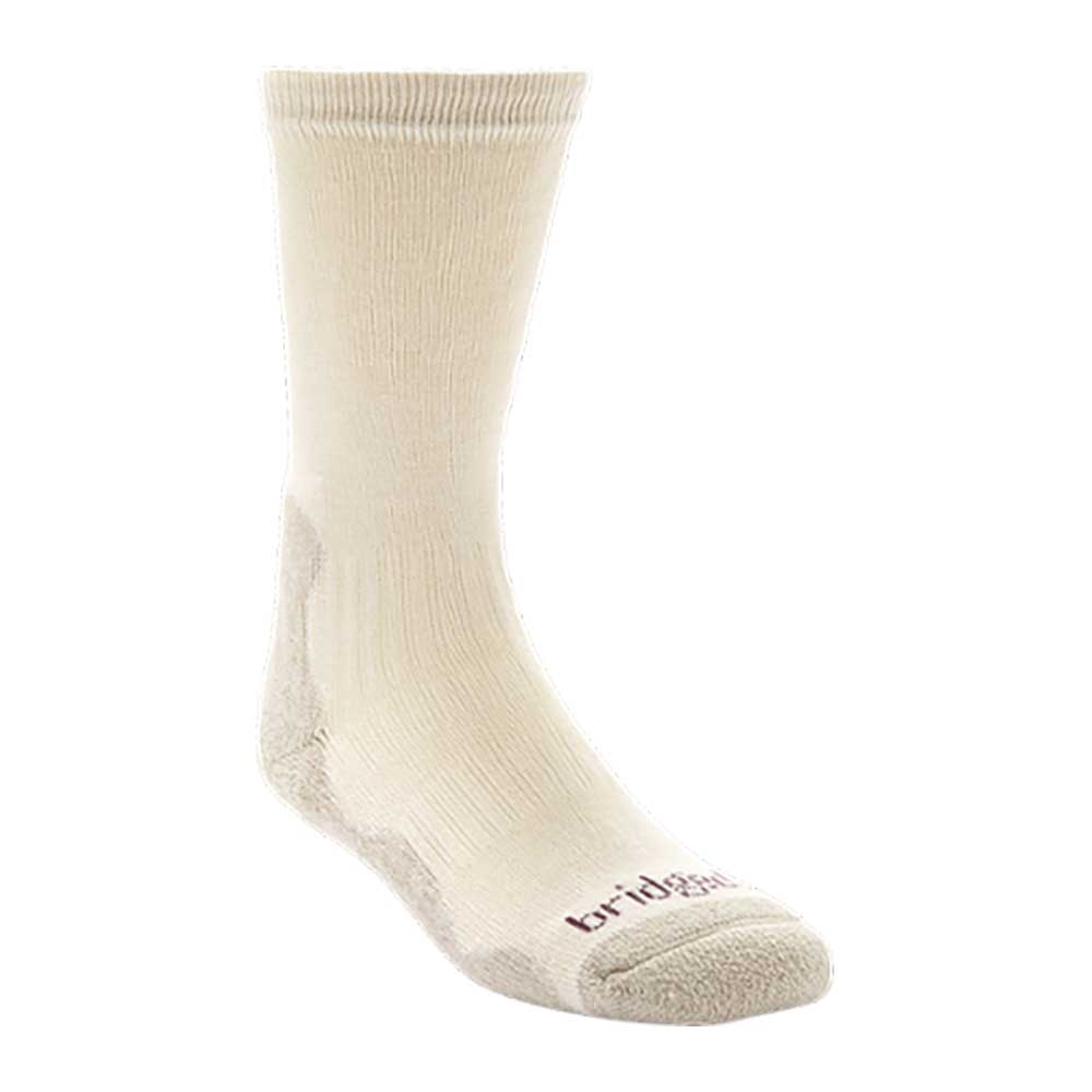 Bridgedale Bamboo Crew Women's Stone B617-stone sokken online bestellen bij Kathmandu Outdoor & Travel