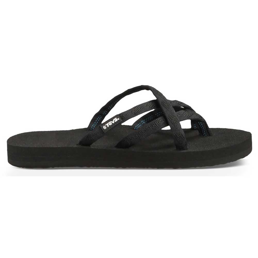 Teva Teva Olowahu Women's 6840-MBOB slippers Teva Olowahu Women's MIX BLACK ON BLACK 6840-MBOB slippers online bestellen bij Kathmandu Outdoor & Travel