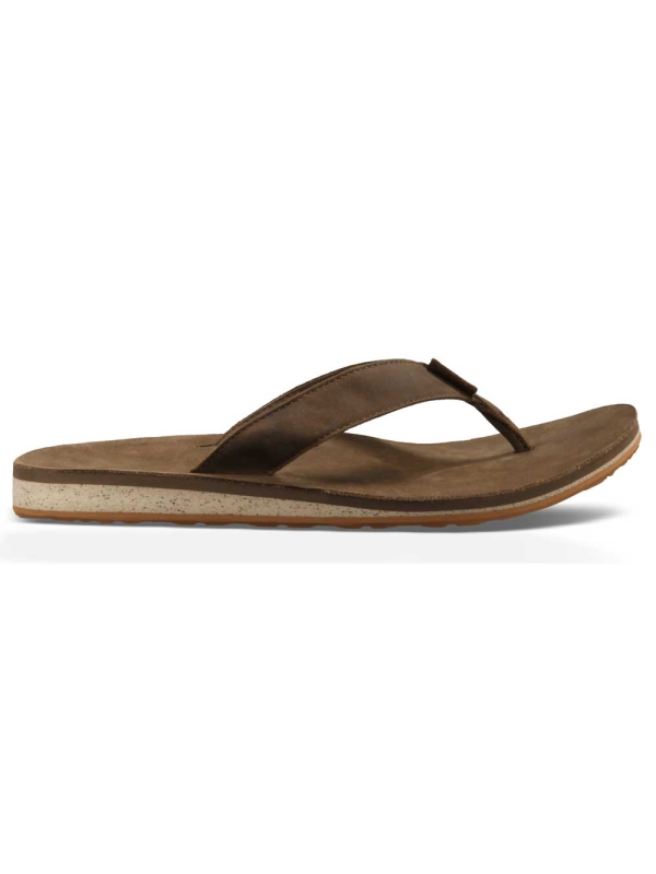 Teva  Classic Flip Premium Leather Dark earth 