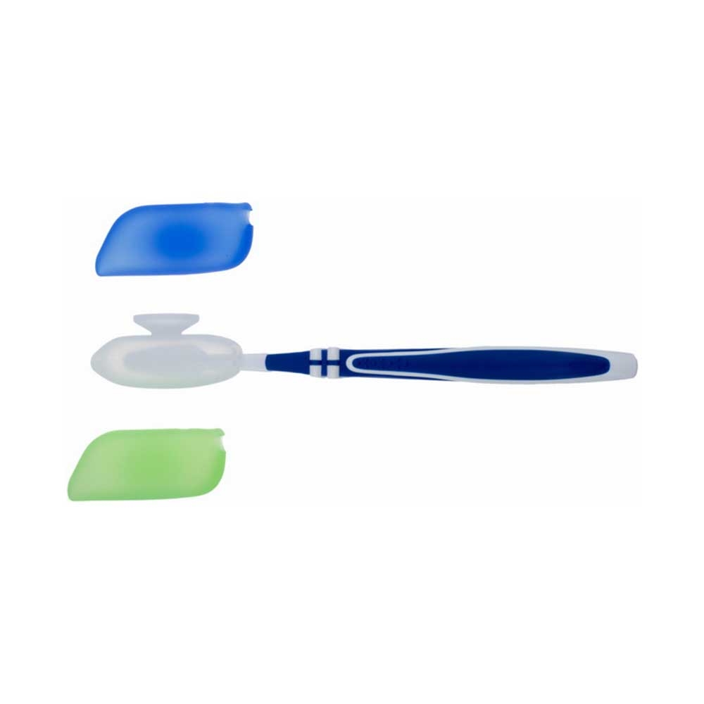 Rubytec Rubytec Octo Toothbrush Cover 3st RU54390 toiletartikelen Rubytec Octo Toothbrush Cover 3st Green/Blue/White RU54390 toiletartikelen online bestellen bij Kathmandu Outdoor & Travel