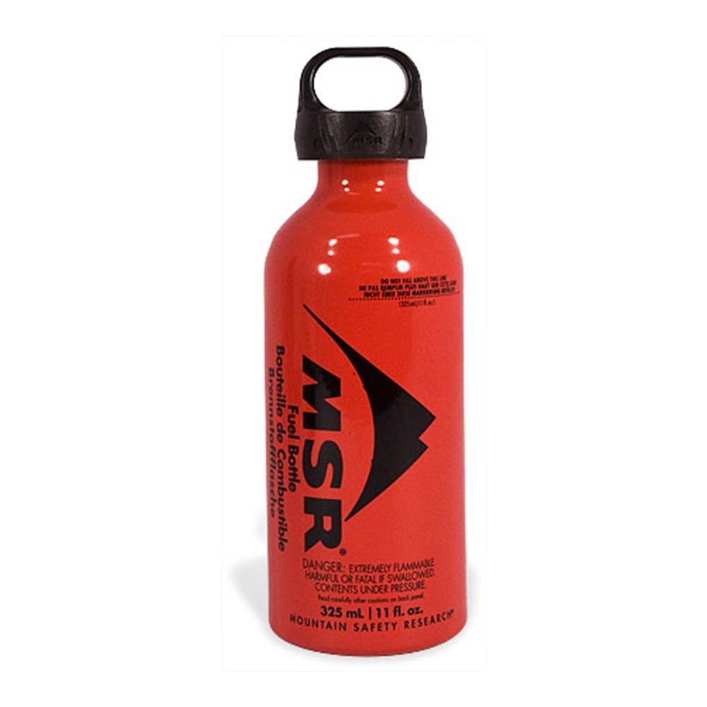 Msr Fuel bottle 325ml Childproof cap Red 09425 branders online bestellen bij Kathmandu Outdoor & Travel
