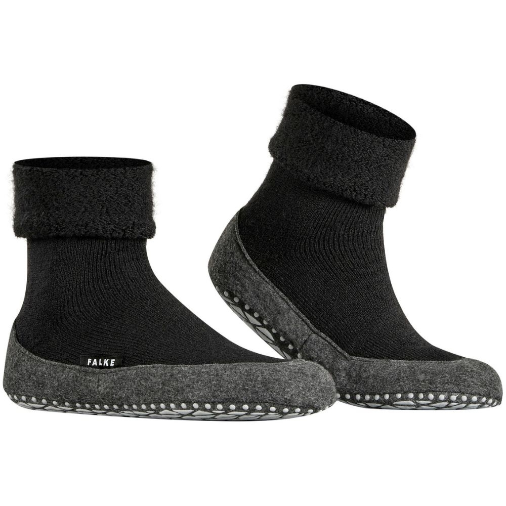 Falke Cosyshoes Zwart 16560-3000 pantoffels en huissokken online bestellen bij Kathmandu Outdoor & Travel