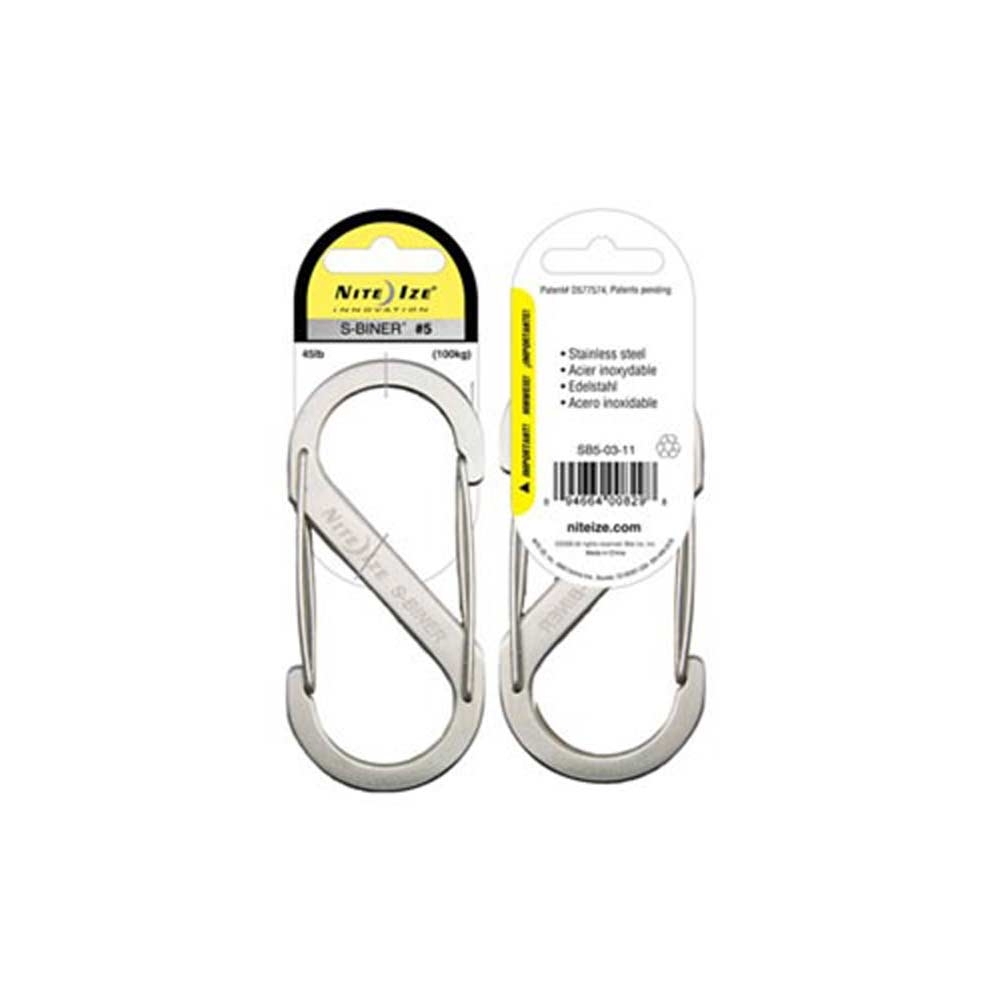 Nite-Ize Nite-Ize S-Biner nr 5 NI SB5-03-11 gadgets en handigheden Nite-Ize S-Biner nr 5 RVS NI SB5-03-11 gadgets en handigheden online bestellen bij Kathmandu Outdoor & Travel