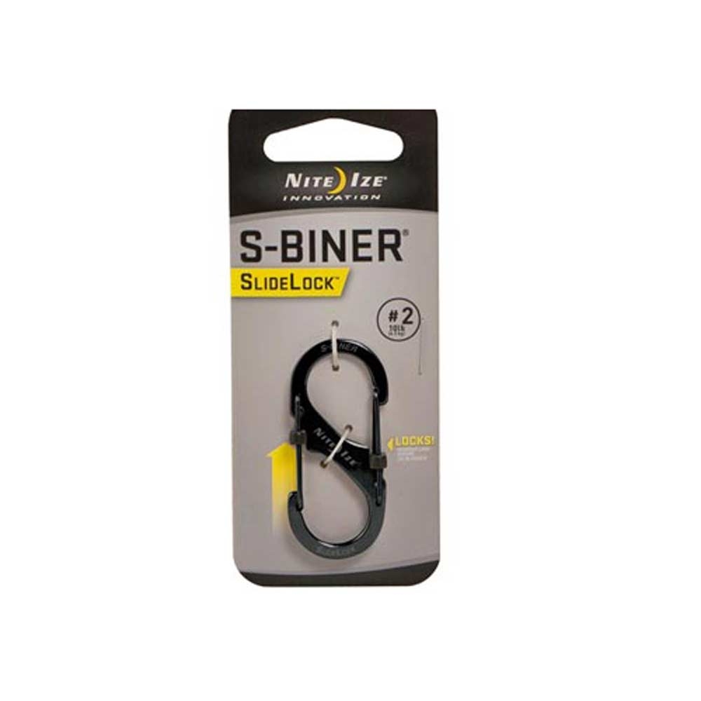 Nite-Ize Nite-Ize S-Biner Nr 2 Slidelock NI LSB2-01-R3 gadgets en handigheden Nite-Ize S-Biner Nr 2 Slidelock Black NI LSB2-01-R3 gadgets en handigheden online bestellen bij Kathmandu Outdoor & Travel