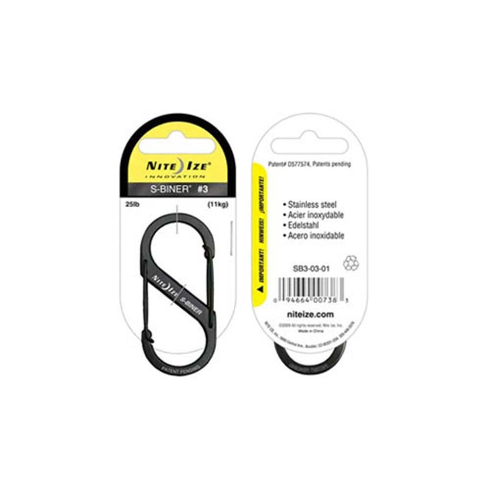Nite-Ize Nite-Ize S-Biner Nr 3 NI SB3-03-01 gadgets en handigheden Nite-Ize S-Biner Nr 3 Black NI SB3-03-01 gadgets en handigheden online bestellen bij Kathmandu Outdoor & Travel