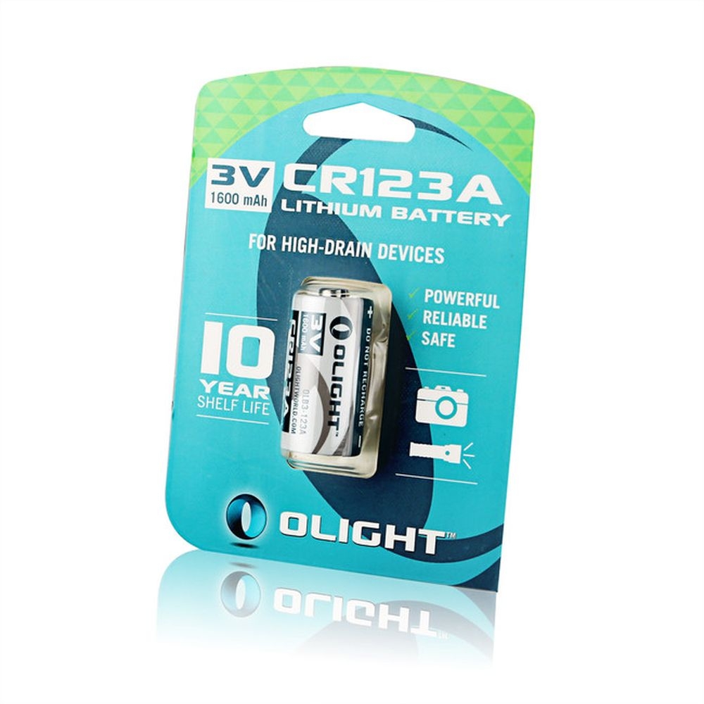 Olight Olight Lithium-Ion CR123A 3V 1600mAh OL CR123A energie & electronica Olight Lithium-Ion CR123A 3V 1600mAh . OL CR123A energie & electronica online bestellen bij Kathmandu Outdoor & Travel