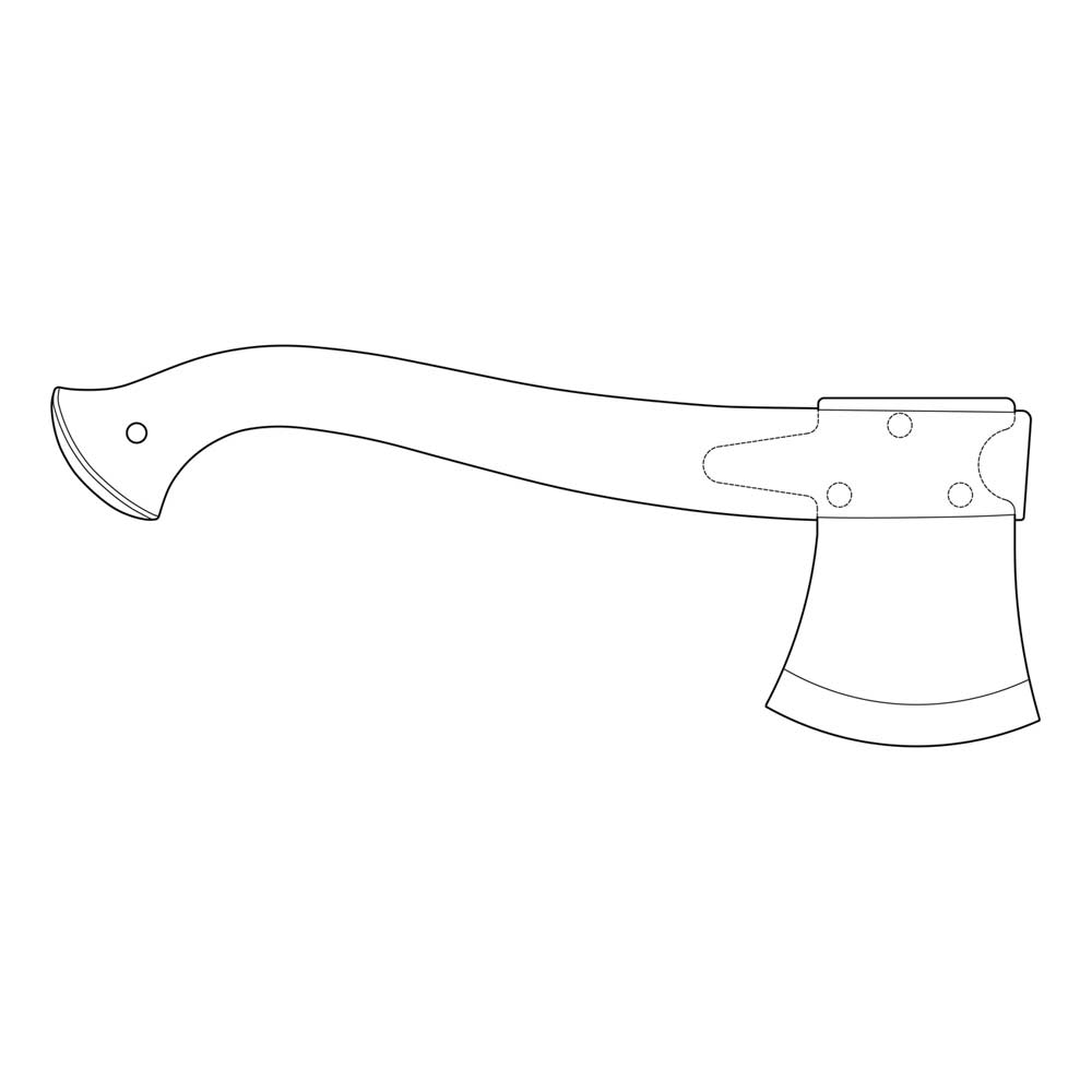 Morakniv Camping Axe . MO 1-1991 messen & tools online bestellen bij Kathmandu Outdoor & Travel