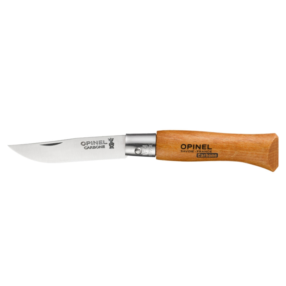 Opinel Nr. 4 Carbon . 5017-4 115mm messen & tools online bestellen bij Kathmandu Outdoor & Travel