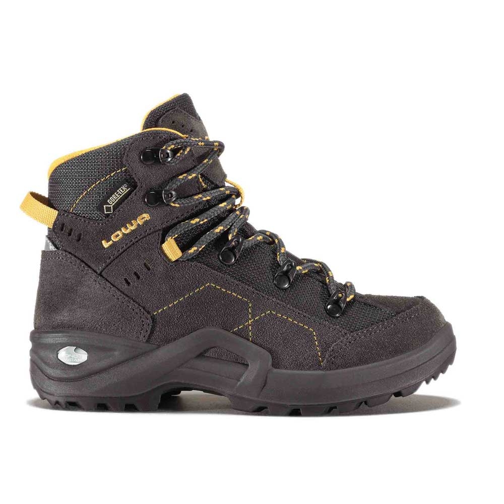 Lowa Kody III GTX mid Junior Anthracite/yellow 340099-9750 wandelschoenen kinderen online bestellen bij Kathmandu Outdoor & Travel