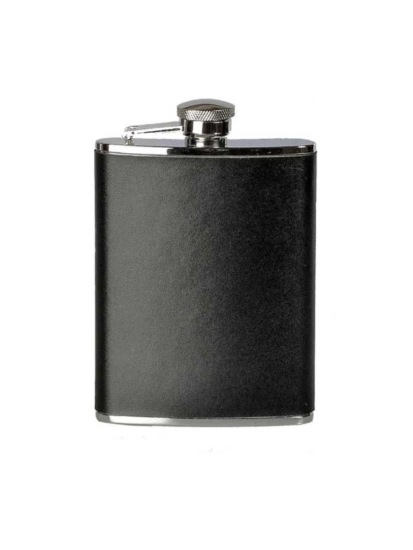 Relags Zakflacon 180ml Leer Zwart Relags Zakflacon 180ml Leer Zwart