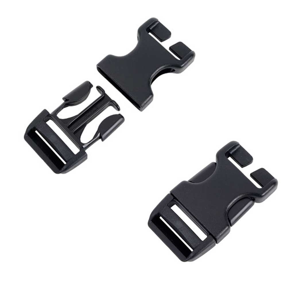 National Moulding Steekgesp 25mm Speciaal (2stuks) Zwart 513650 trekkingrugzakken online bestellen bij Kathmandu Outdoor & Travel
