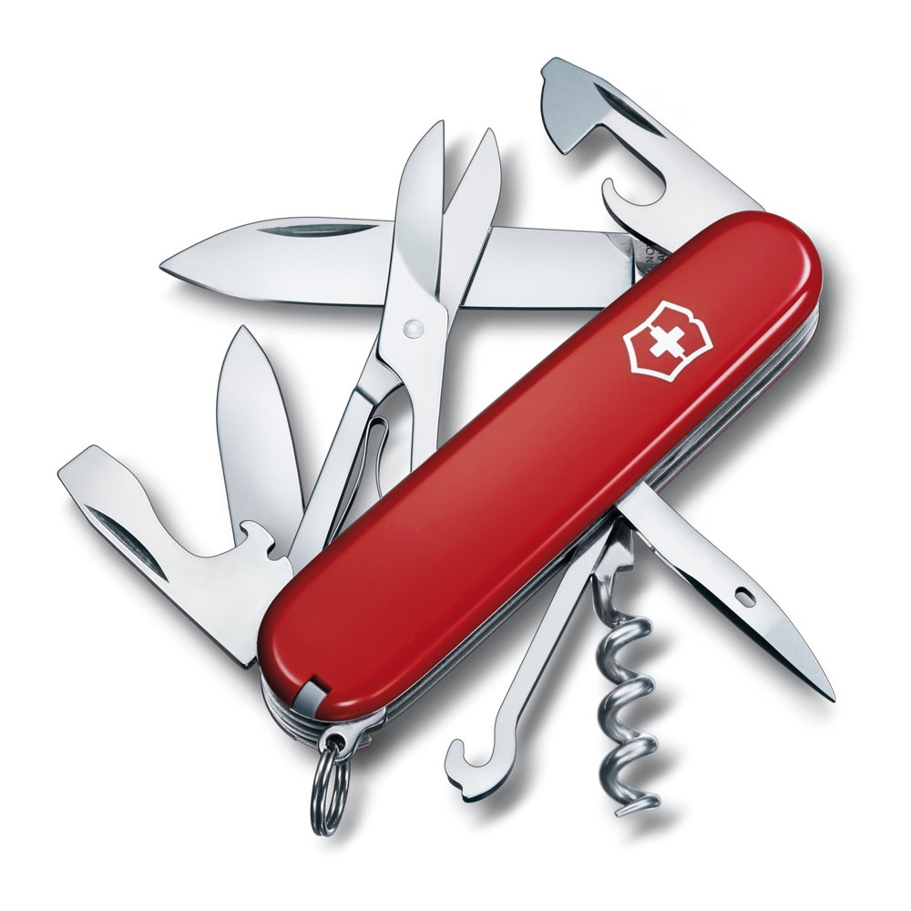 Victorinox Climber Red 5V1.3703 messen & tools online bestellen bij Kathmandu Outdoor & Travel