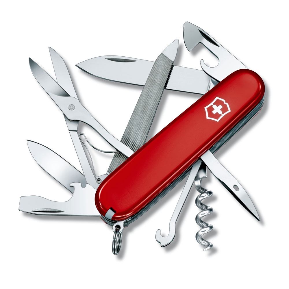 Victorinox Mountaineer Red 5V1.3743 messen & tools online bestellen bij Kathmandu Outdoor & Travel