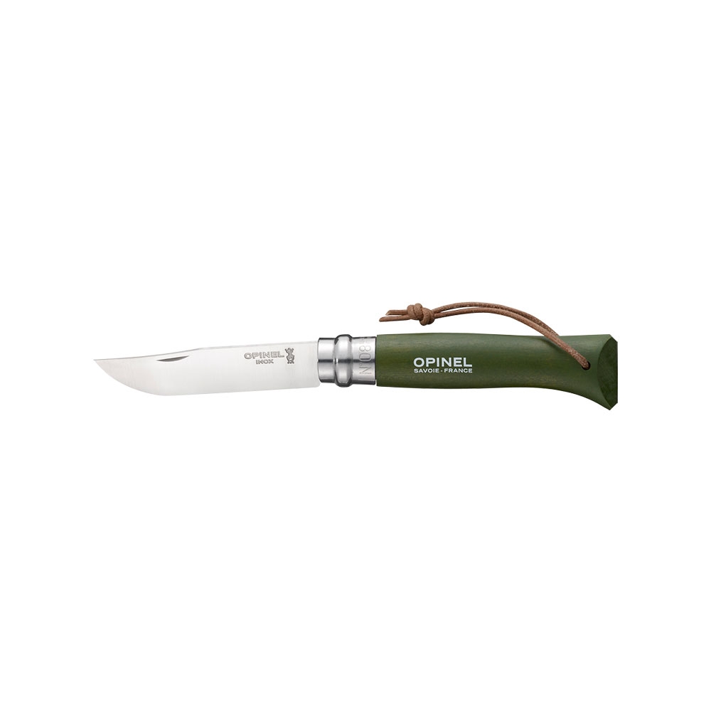 Opinel N°08 Colorama Groen 51OP1703-8 195 messen & tools online bestellen bij Kathmandu Outdoor & Travel
