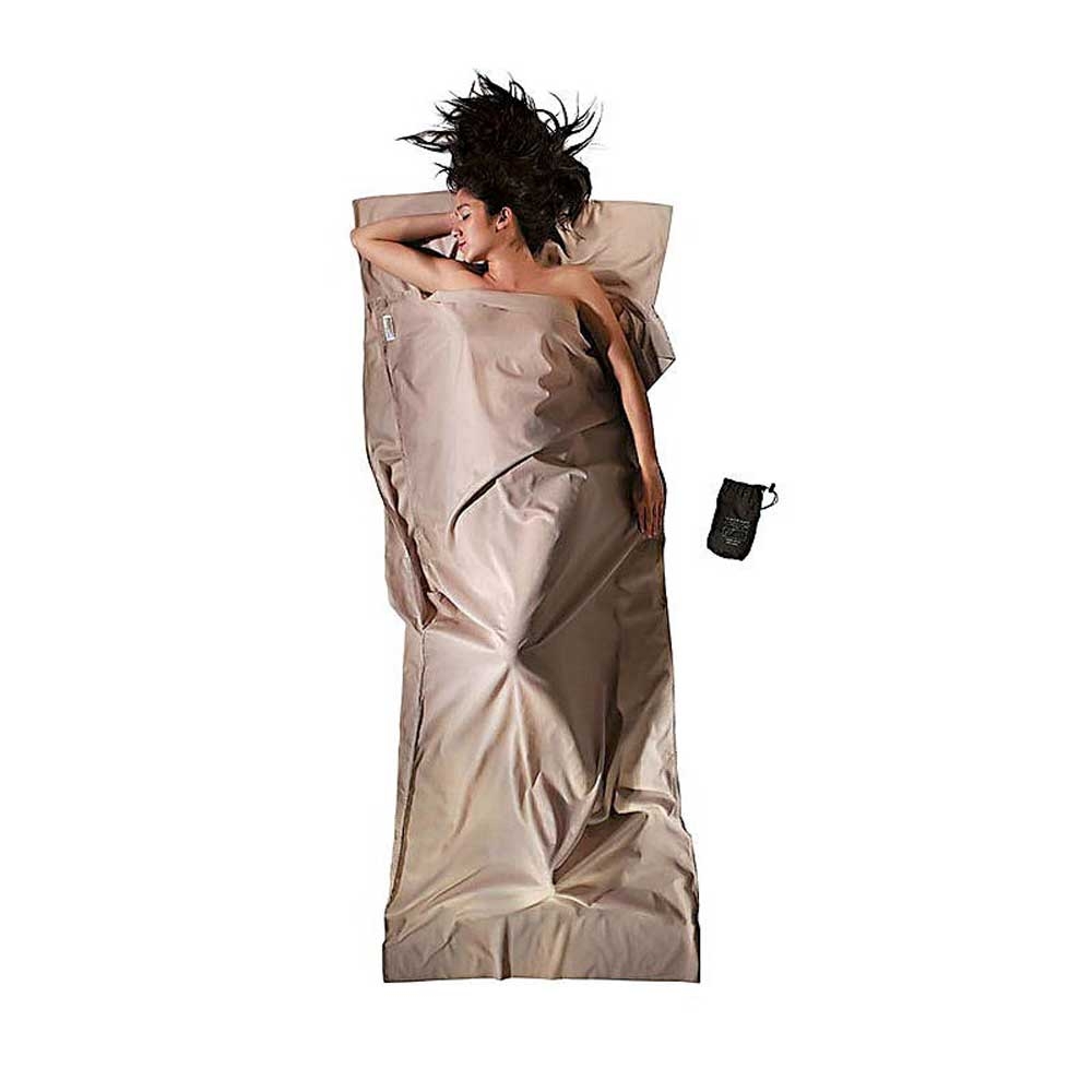 Cocoon Cocoon TravelSheet Egyptian Cotton Insect Shield CIECT92 lakenzakken en liners Cocoon TravelSheet Egyptian Cotton Insect Shield Sand CIECT92 lakenzakken en liners online bestellen bij Kathmandu Outdoor & Travel