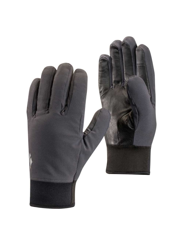 Black Diamond Midweight Softshell Gloves smoke Black Diamond Midweight Softshell Gloves smoke