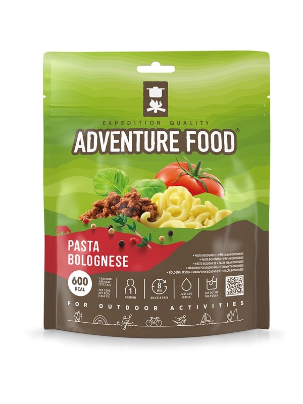 Adventure food Pasta Bolognese 1 portie . Adventure food Pasta Bolognese 1 portie .