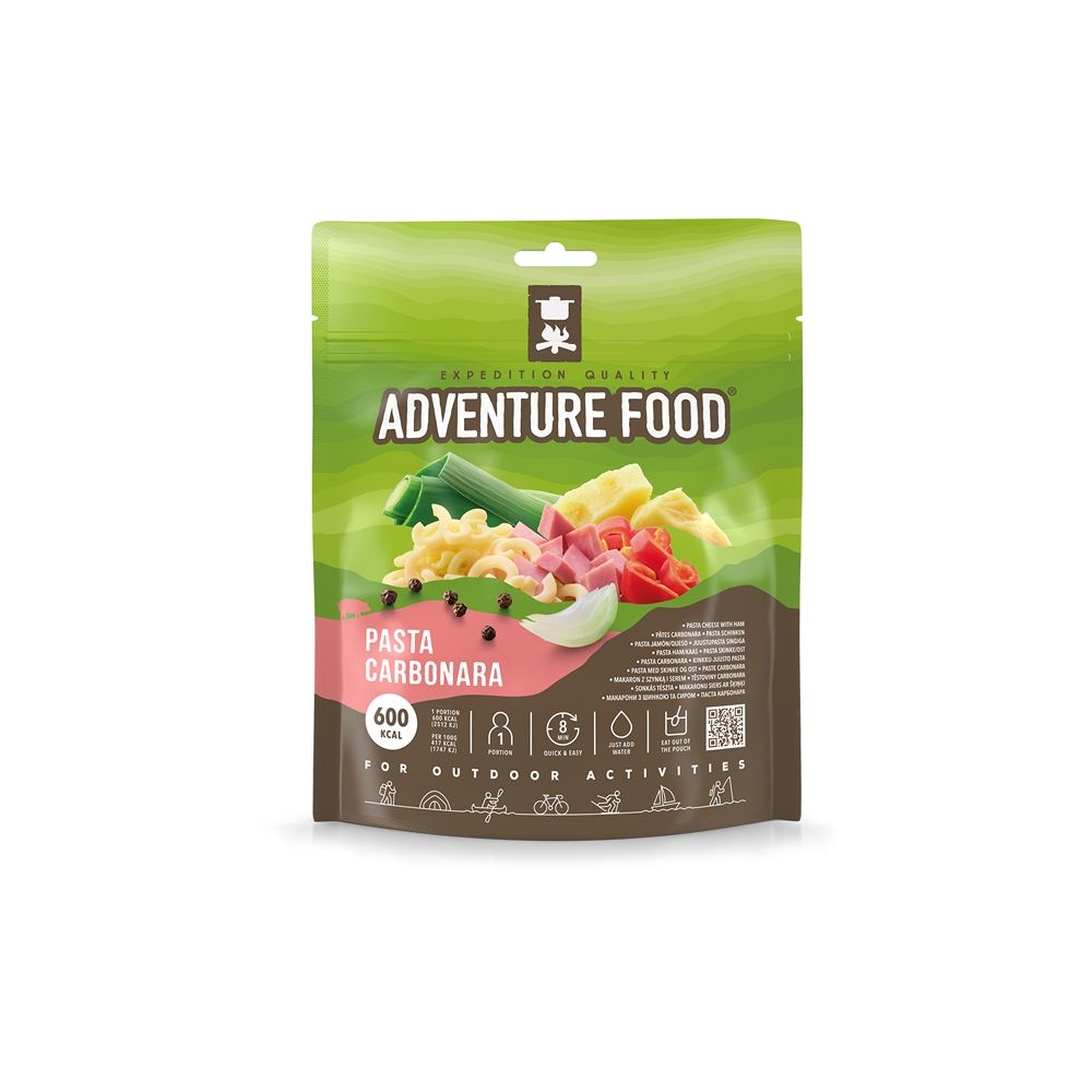 Adventure food Pasta Carbonara 1 portie . 1PC maaltijden en voedsel online bestellen bij Kathmandu Outdoor & Travel