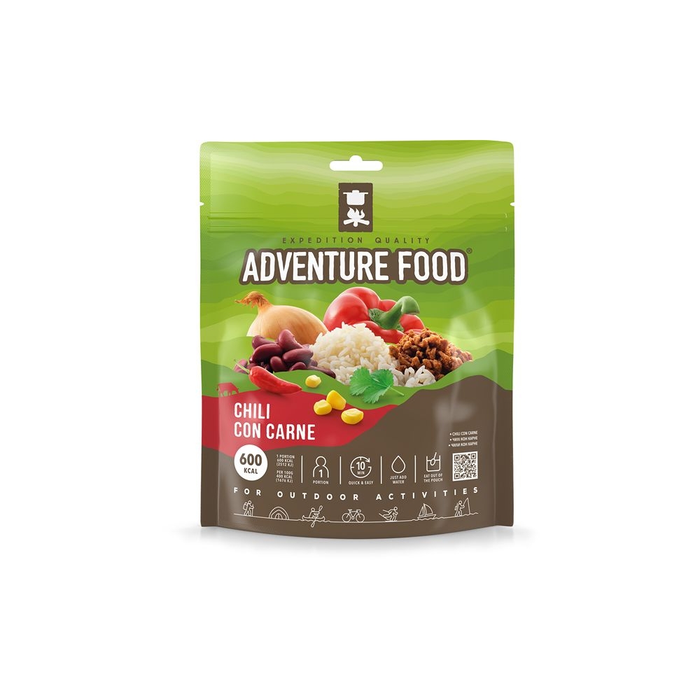 Adventure food Chili Con Carne 1 portie . 1BC maaltijden en voedsel online bestellen bij Kathmandu Outdoor & Travel