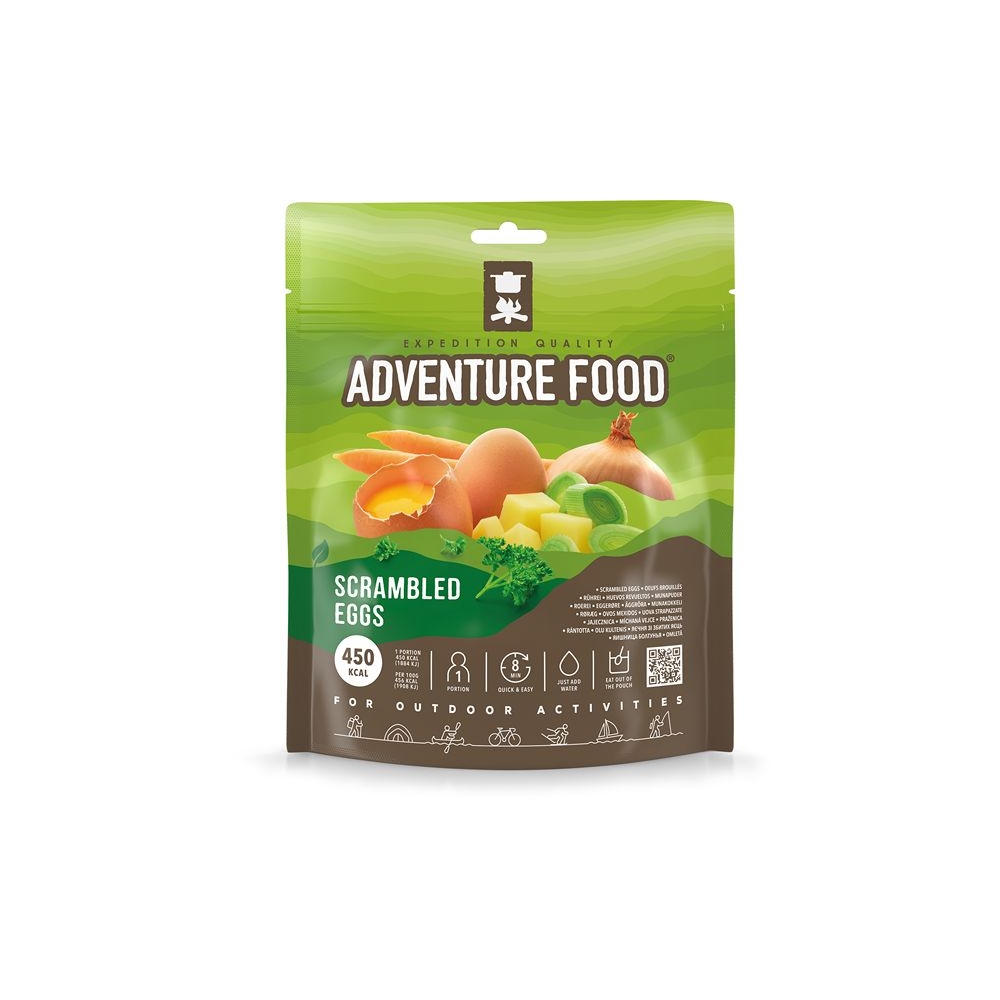 Adventure food Scrambled Eggs 1 portie . 1EG maaltijden en voedsel online bestellen bij Kathmandu Outdoor & Travel