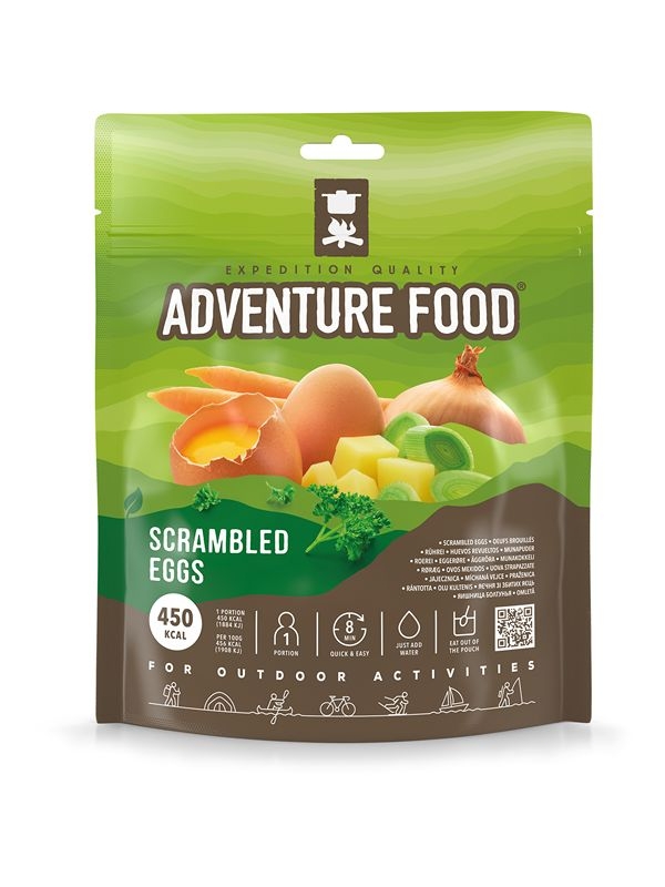 Adventure food Scrambled Eggs 1 portie . Adventure food Scrambled Eggs 1 portie .