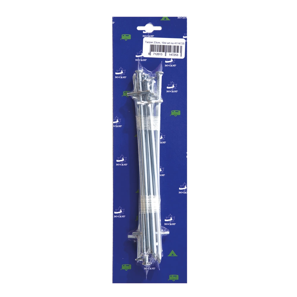 Bo-Camp Rotspen 23cm 10 stuks . 4114725 tenten online bestellen bij Kathmandu Outdoor & Travel