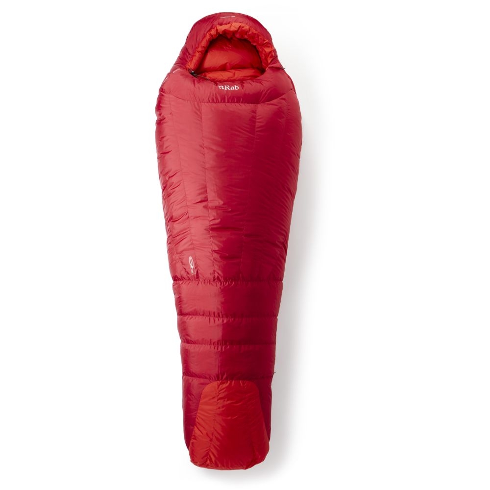Rab Expedition 1200 Summit Red QSM-26 slaapzakken online bestellen bij Kathmandu Outdoor & Travel