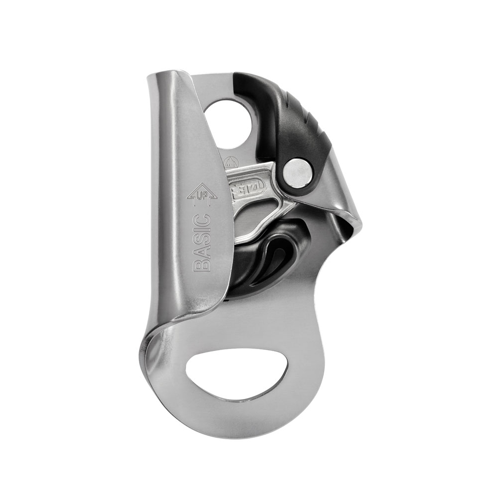 Petzl Petzl Basic B18BAA stijgen, dalen en katrollen Petzl Basic Grey B18BAA stijgen, dalen en katrollen online bestellen bij Kathmandu Outdoor & Travel