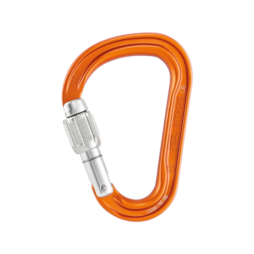 Petzl Petzl Attache M38A SL karabiners en setjes Petzl Attache Orange M38A SL karabiners en setjes online bestellen bij Kathmandu Outdoor & Travel