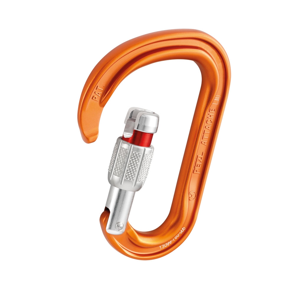 Petzl Petzl Attache M38A SL karabiners en setjes Petzl Attache Orange M38A SL karabiners en setjes online bestellen bij Kathmandu Outdoor & Travel