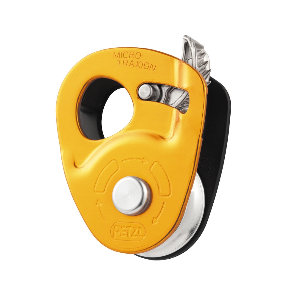 Petzl Petzl Micro Traxion P53 stijgen, dalen en katrollen Petzl Micro Traxion Yellow P53 stijgen, dalen en katrollen online bestellen bij Kathmandu Outdoor & Travel