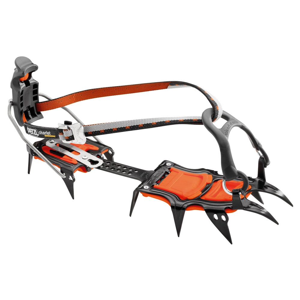 Petzl Vasak Leverlock Black orange T05A LLU ijsklimmen en stijgijzers online bestellen bij Kathmandu Outdoor & Travel