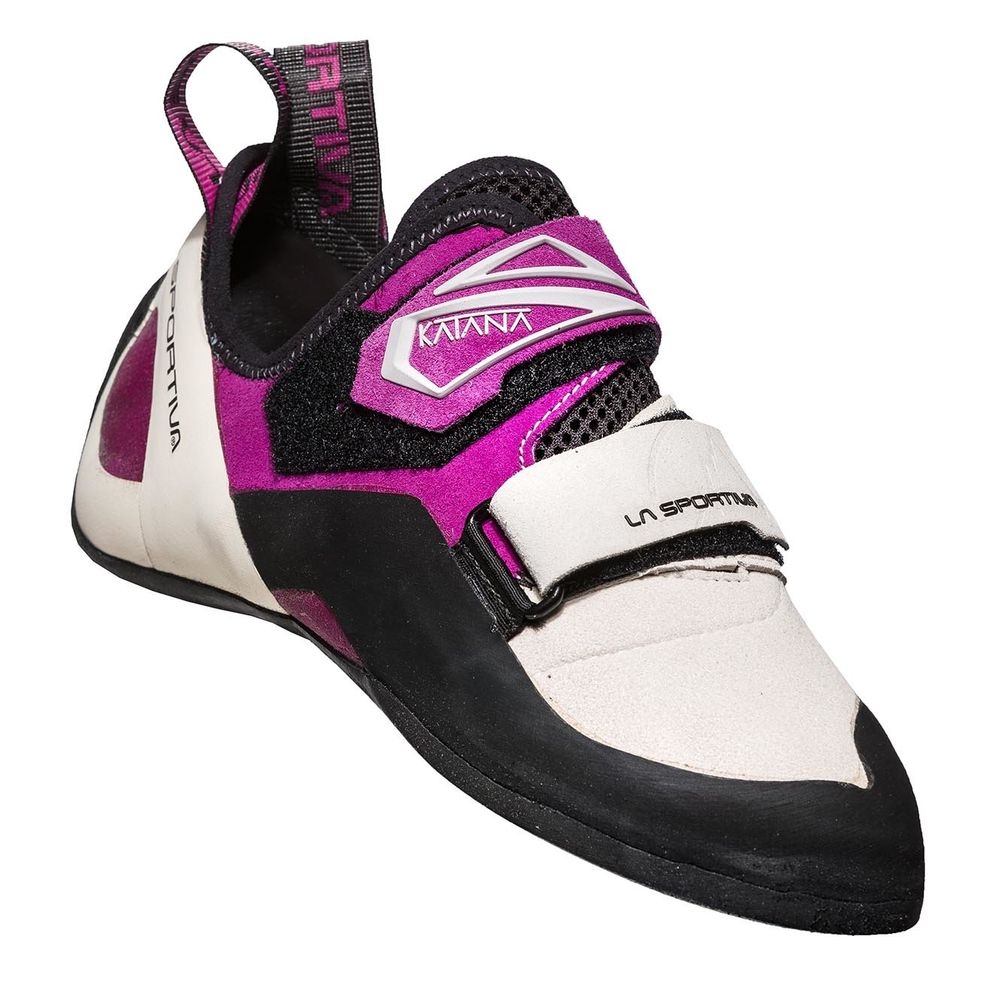 La Sportiva La Sportiva Katana women's 20M000500 klimschoenen La Sportiva Katana women's white/purple-pink 20M000500 klimschoenen online bestellen bij Kathmandu Outdoor & Travel