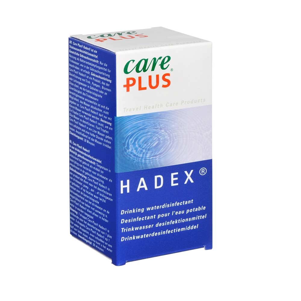 Care Plus Care Plus Hadex 30ml 34130 waterzuivering Care Plus Hadex 30ml Blauw 34130 waterzuivering online bestellen bij Kathmandu Outdoor & Travel