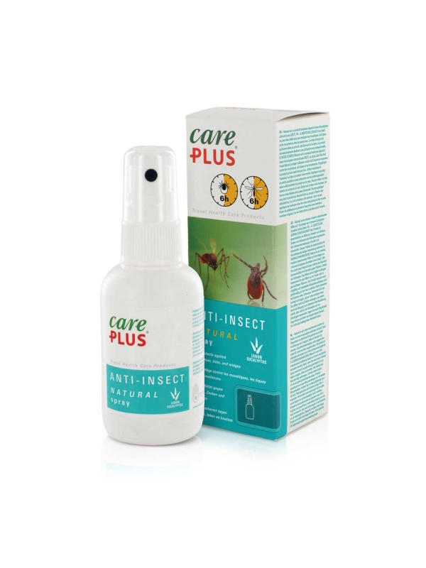 Care Plus  Anti-Insect Natural Spray 60ml Ijsblauw 