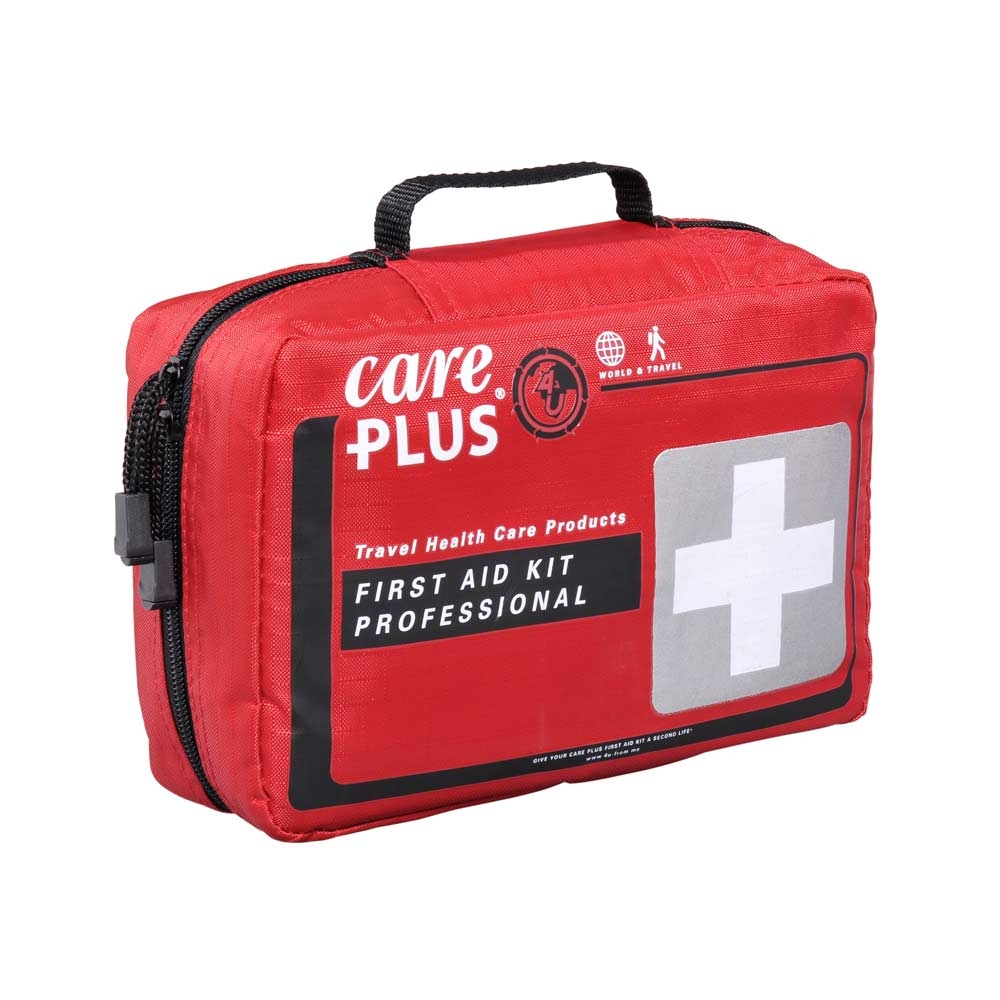 Care Plus First Aid Kit Professional Rood 38341 verzorging online bestellen bij Kathmandu Outdoor & Travel