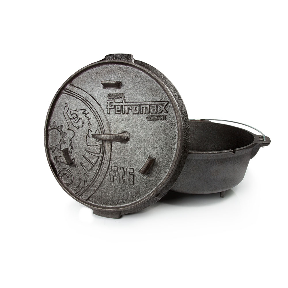 Petromax Petromax Dutch Oven FT6 FT6 koken Petromax Dutch Oven FT6 Zwart FT6 koken online bestellen bij Kathmandu Outdoor & Travel