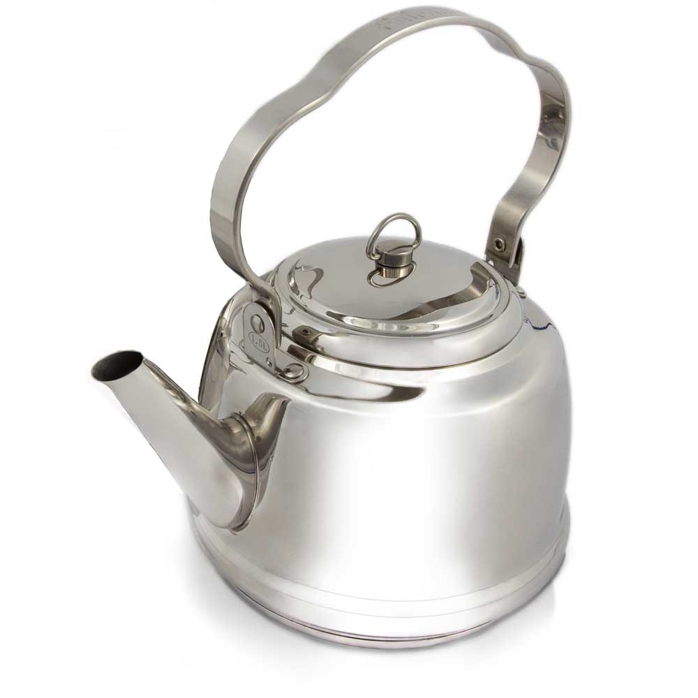 Petromax Petromax Tea Kettle RVS 1.5L TK1 koken Petromax Tea Kettle RVS 1.5L RVS TK1 koken online bestellen bij Kathmandu Outdoor & Travel
