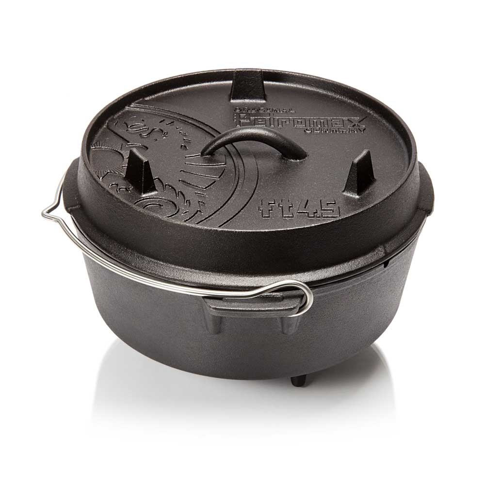 Petromax Petromax Dutch Oven FT4.5 FT4.5 koken Petromax Dutch Oven FT4.5 Zwart FT4.5 koken online bestellen bij Kathmandu Outdoor & Travel