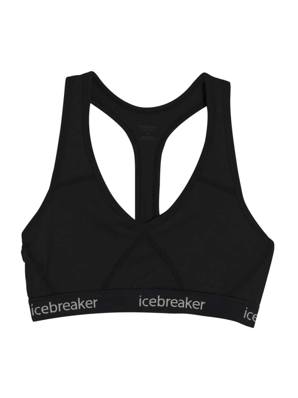 Icebreaker  Sprite Racerback Bra Black