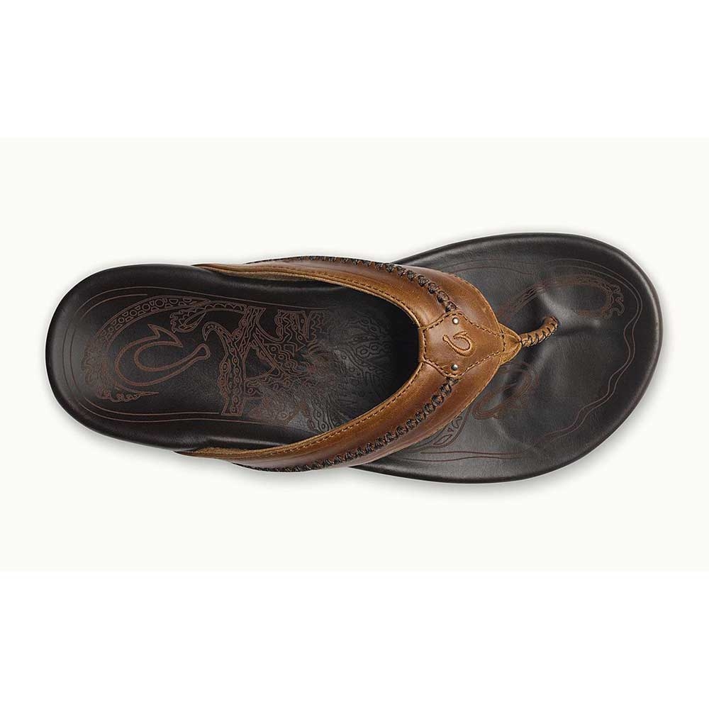 Olukai Olukai Mea Ola 10138-3448 slippers Olukai Mea Ola Tan / Dark Java 10138-3448 slippers online bestellen bij Kathmandu Outdoor & Travel