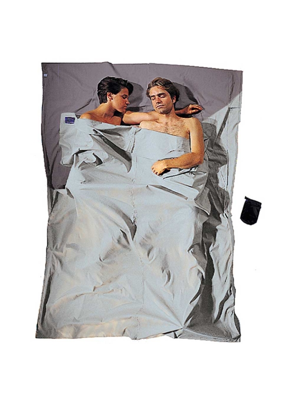 Cocoon TravelSheet Double Cotton Elaphant Grey/Cactus Blue Cocoon TravelSheet Double Cotton Elaphant Grey/Cactus Blue