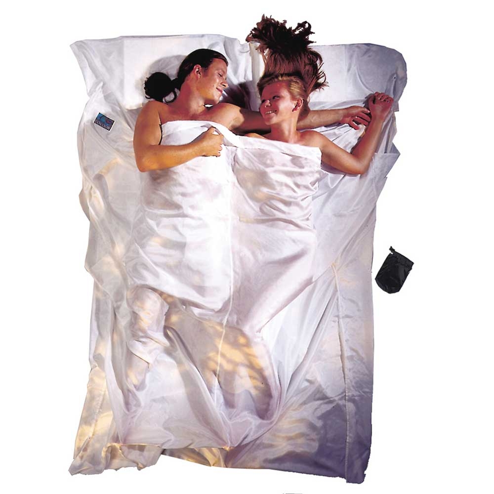 Cocoon Cocoon TravelSheet Double Silk CSD30 lakenzakken en liners Cocoon TravelSheet Double Silk Natural Silk CSD30 lakenzakken en liners online bestellen bij Kathmandu Outdoor & Travel