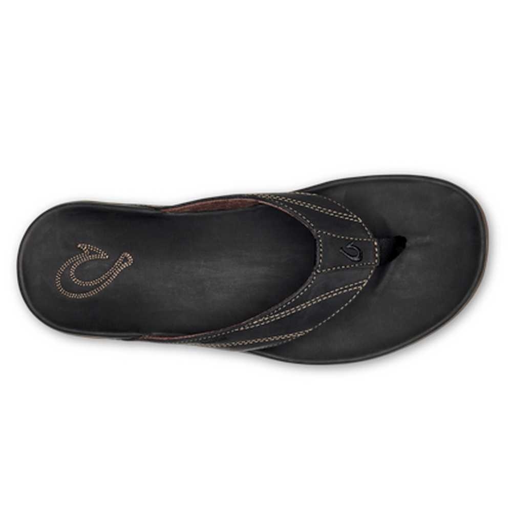 Olukai Pikoi Black/Black 10357-4040 slippers online bestellen bij Kathmandu Outdoor & Travel