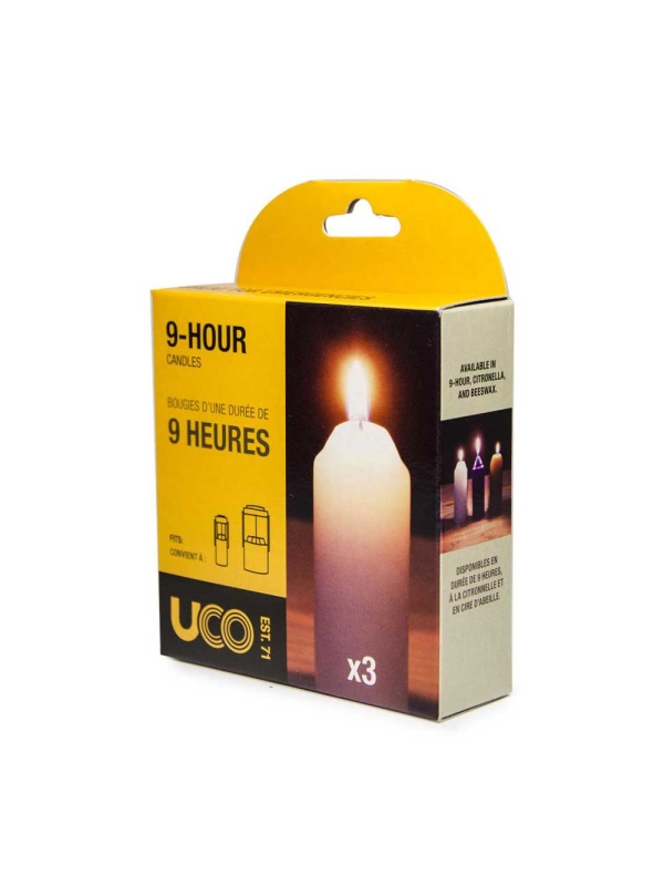 Uco  9 Hour Candle 3st White