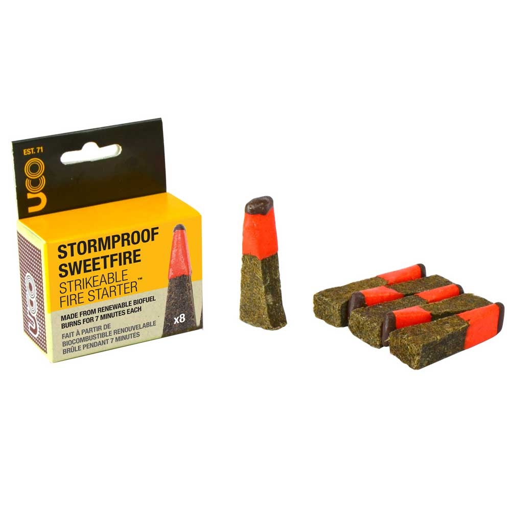Uco Sweetfire Stormproof Firestarter (8 Pack) . UC MT-SM-SF8P koken online bestellen bij Kathmandu Outdoor & Travel