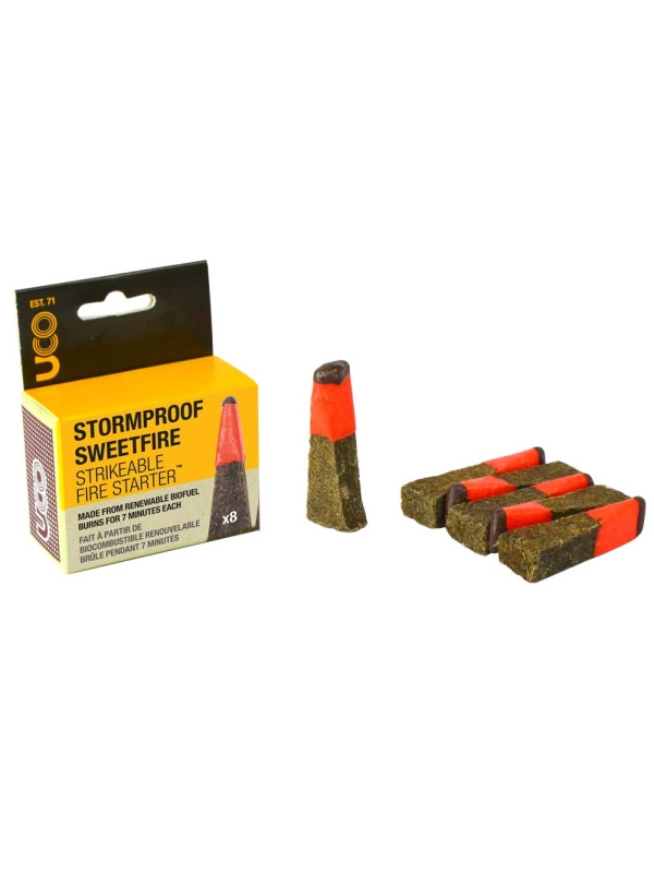 Uco Sweetfire Stormproof Firestarter (8 Pack) . Uco Sweetfire Stormproof Firestarter (8 Pack) .