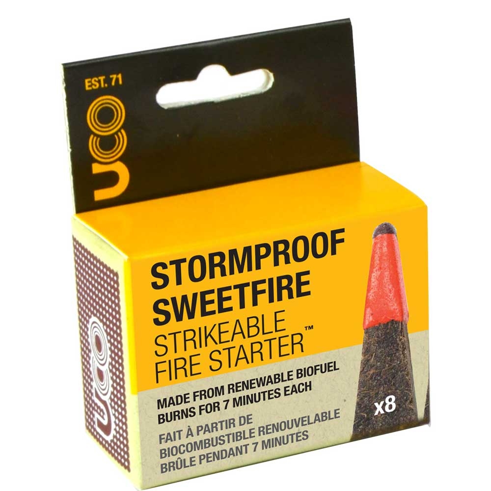 Uco Sweetfire Stormproof Firestarter (8 Pack) . UC MT-SM-SF8P koken online bestellen bij Kathmandu Outdoor & Travel
